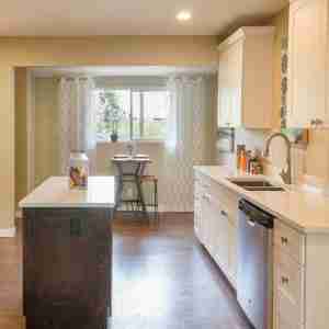 Warm wood custom kitchen cabinets by Holz Industries, Kelowna